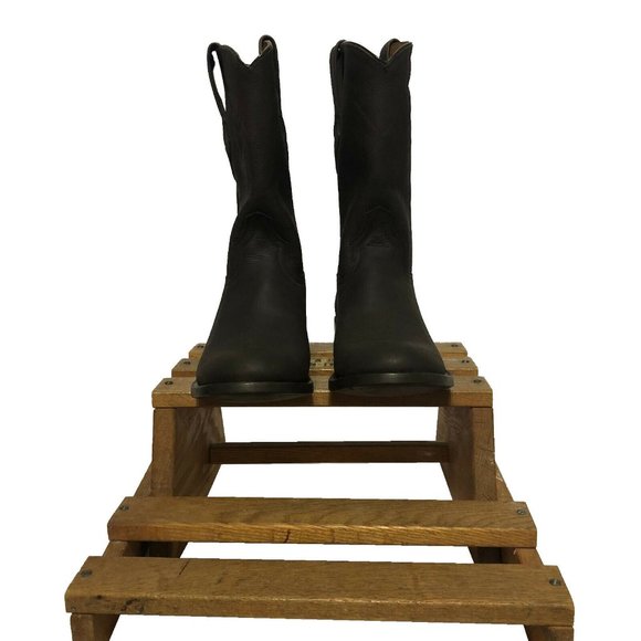 Resistol Mens Calf Roper Horse Riding Boots Size 8 main image 7